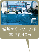 城崎マリンワールド車で約40分